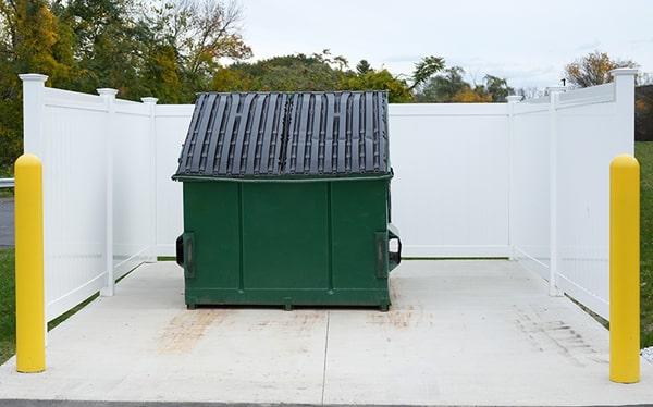 our commercial dumpsters can be used for a lot of non-hazardous materials, including food waste, cardboard, and construction debris